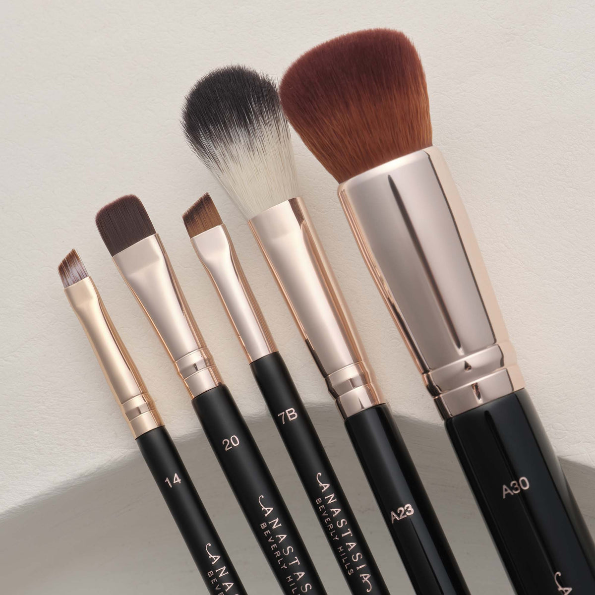 Anastasia Beverly Hills Brush 14 - Duo Brow/Eye Liner Angled Cut/Spooley